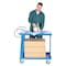 Vestil Easy Access Steel Stock Truck, Steel, 1200 lb Load Capacity, 2 Shelves, 24" W, 36" H EASY-A-2436 - alternate 7